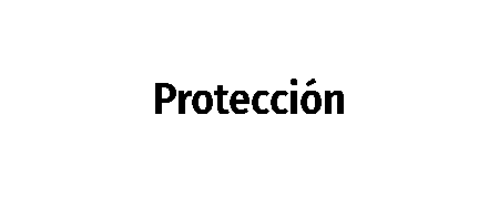 protección